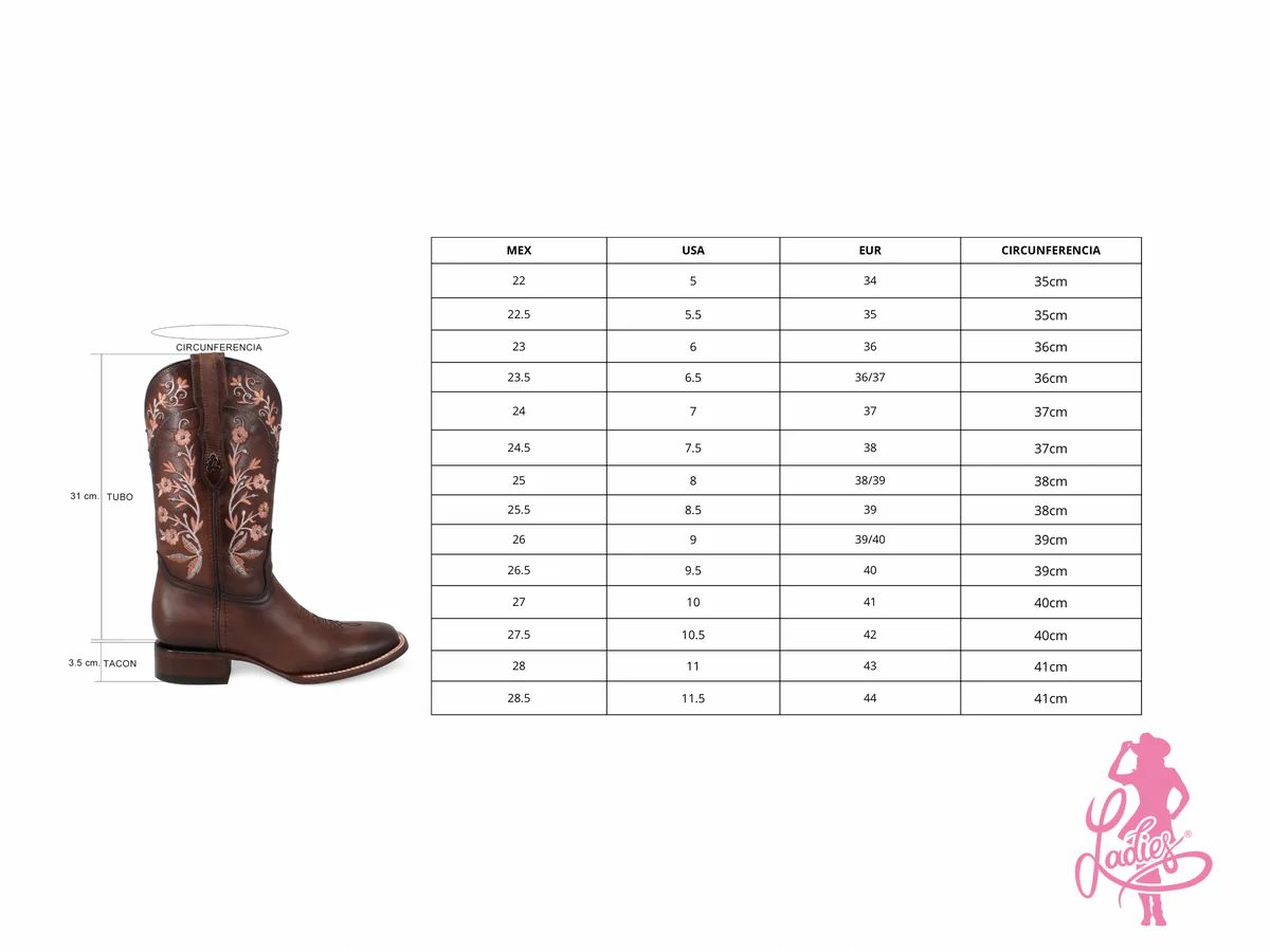 Bota Mujer Modelo Armonia Shedron