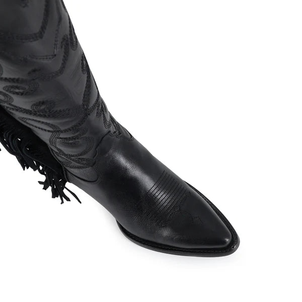 Bota vaquera para dama de piel modelo Moana