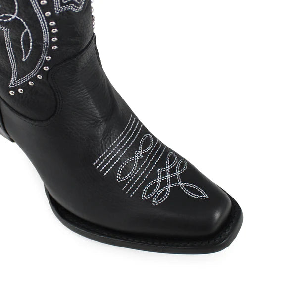 Bota vaquera para dama de piel modelo Liberty alta