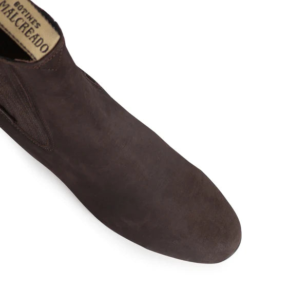 Botín Charro Choco Nobuck