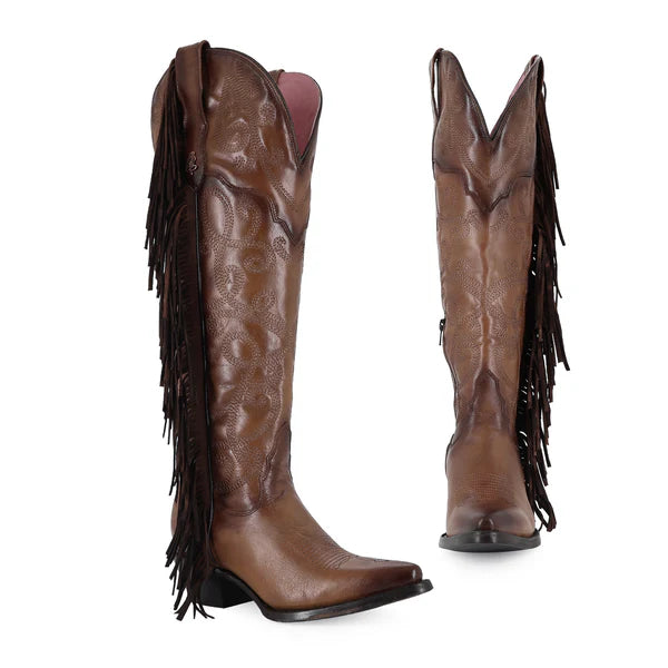 Bota vaquera para dama de piel modelo Moana