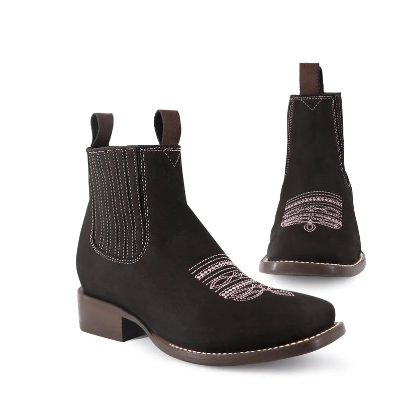 Botin para dama de piel horma Bulldog