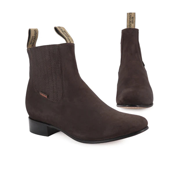 Botín Charro Choco Nobuck