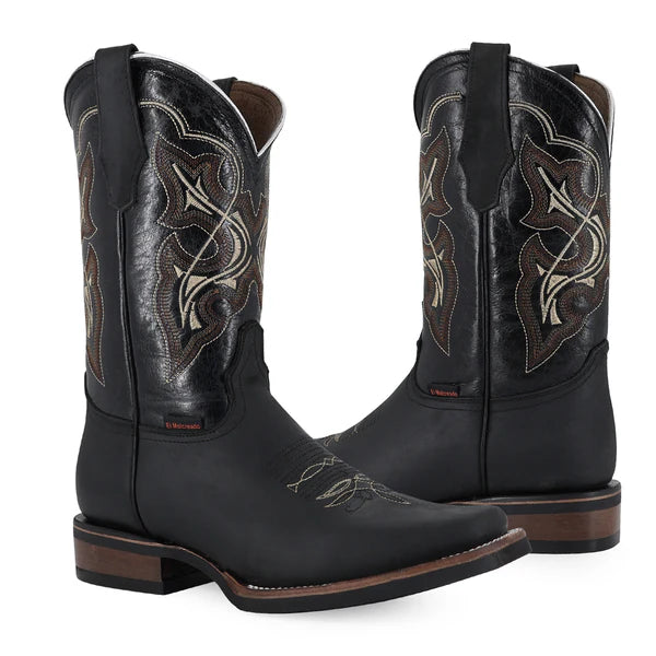 Bota Vaquera Rodeo Crazy Negro