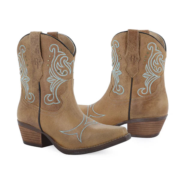 Botin vaquero para dama de piel modelo Wish