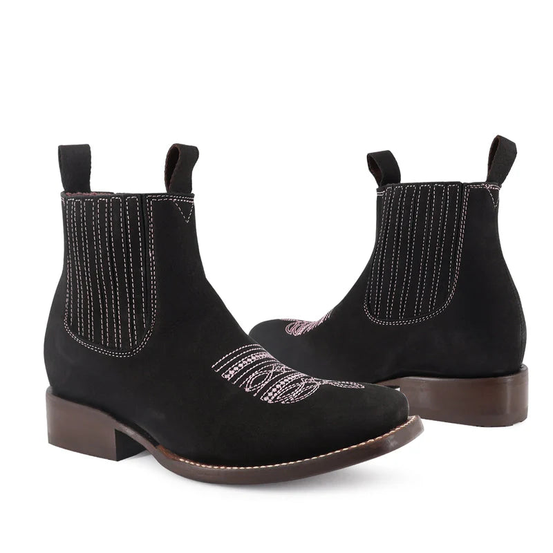 Botin para dama de piel horma Bulldog