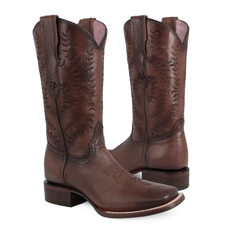 Bota vaquera para dama de piel modelo Orgullosa