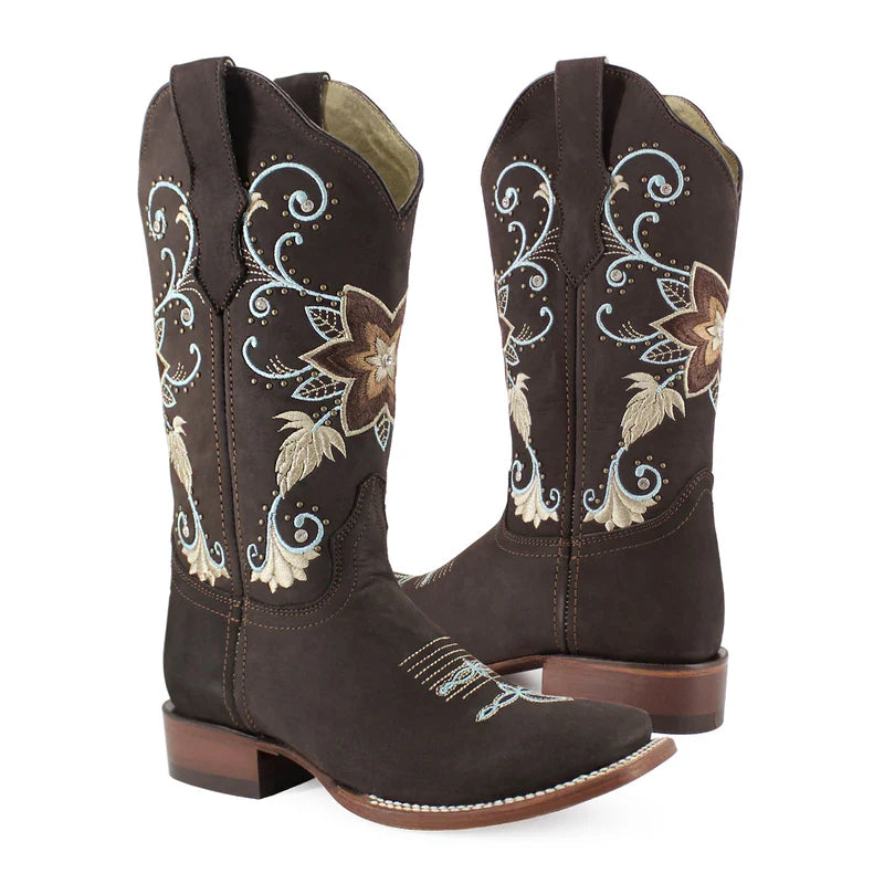 Bota vaquera para dama de piel modelo Especial