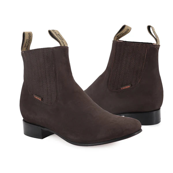 Botín Charro Choco Nobuck