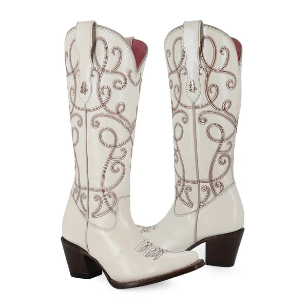 Bota vaquera para dama de piel modelo Maddame