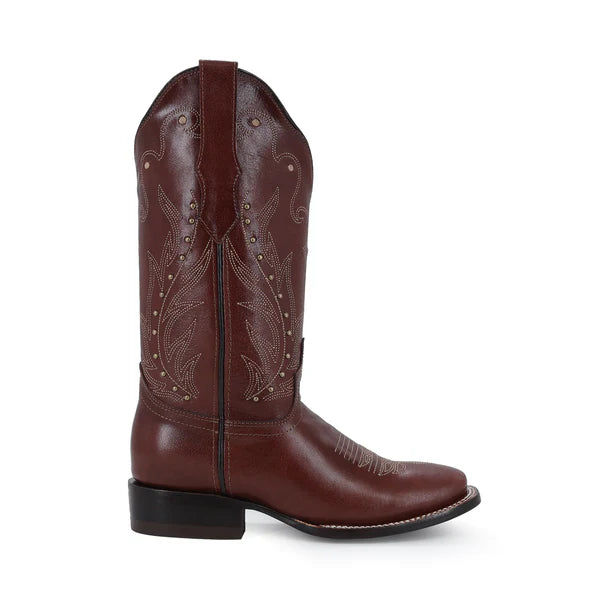 Bota vaquera para dama de piel modelo Cayena