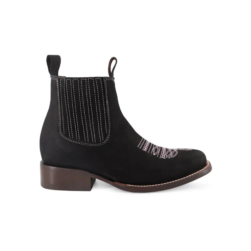 Botin para dama de piel horma Bulldog