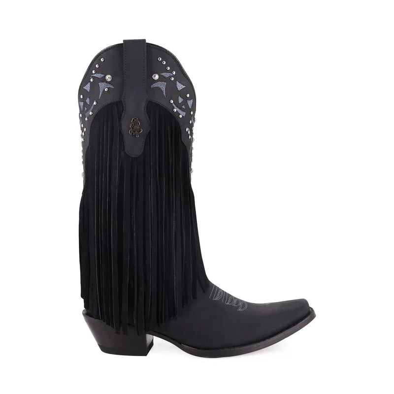 Bota vaquera para dama de piel modelo Forajida