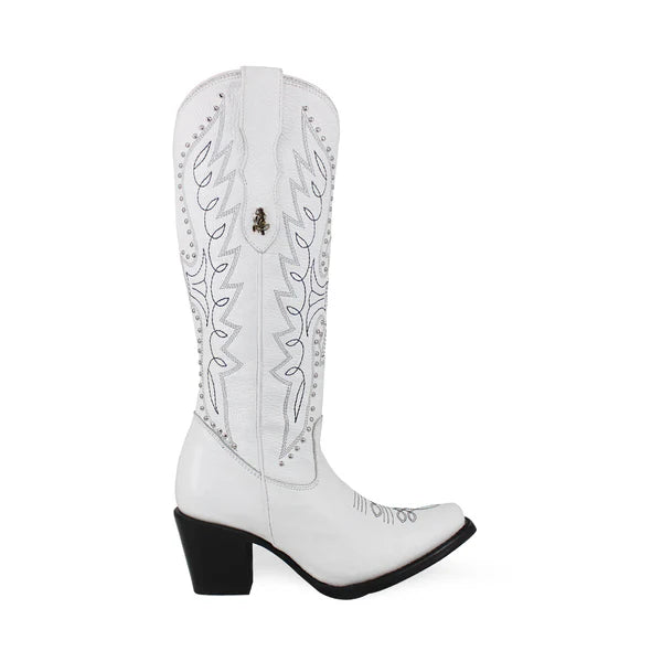Bota vaquera para dama de piel modelo Liberty alta