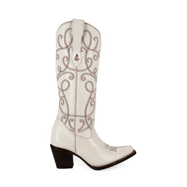 Bota vaquera para dama de piel modelo Maddame