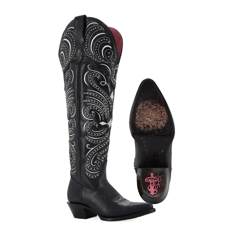 Bota vaquera para dama de piel modelo Alaska
