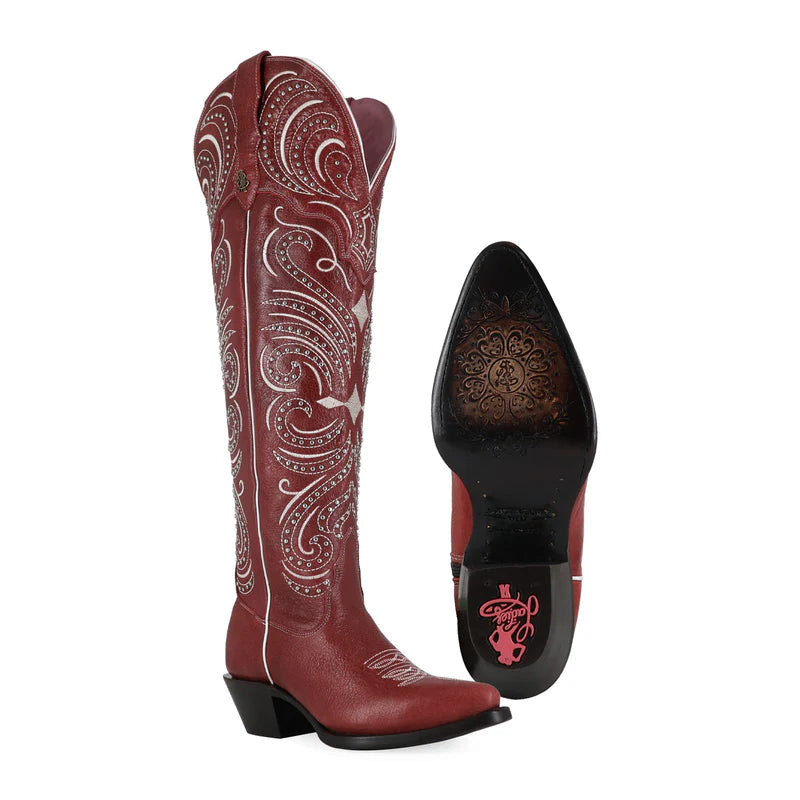 Bota vaquera para dama de piel modelo Alaska
