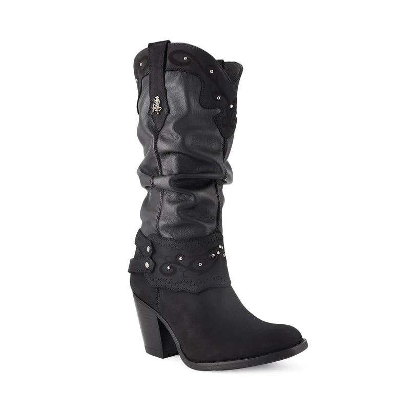 Bota casual para dama de piel modelo Bella