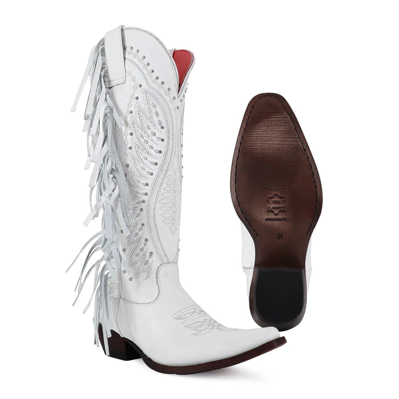 Bota vaquera para dama de piel modelo Diva