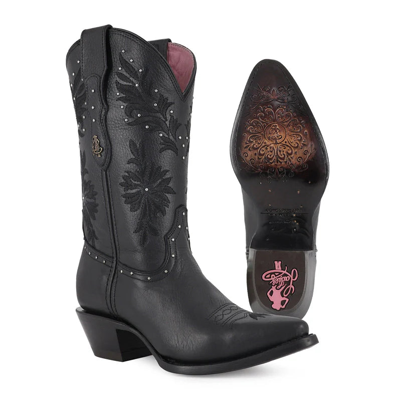 Bota vaquera para dama de piel modelo Gloria