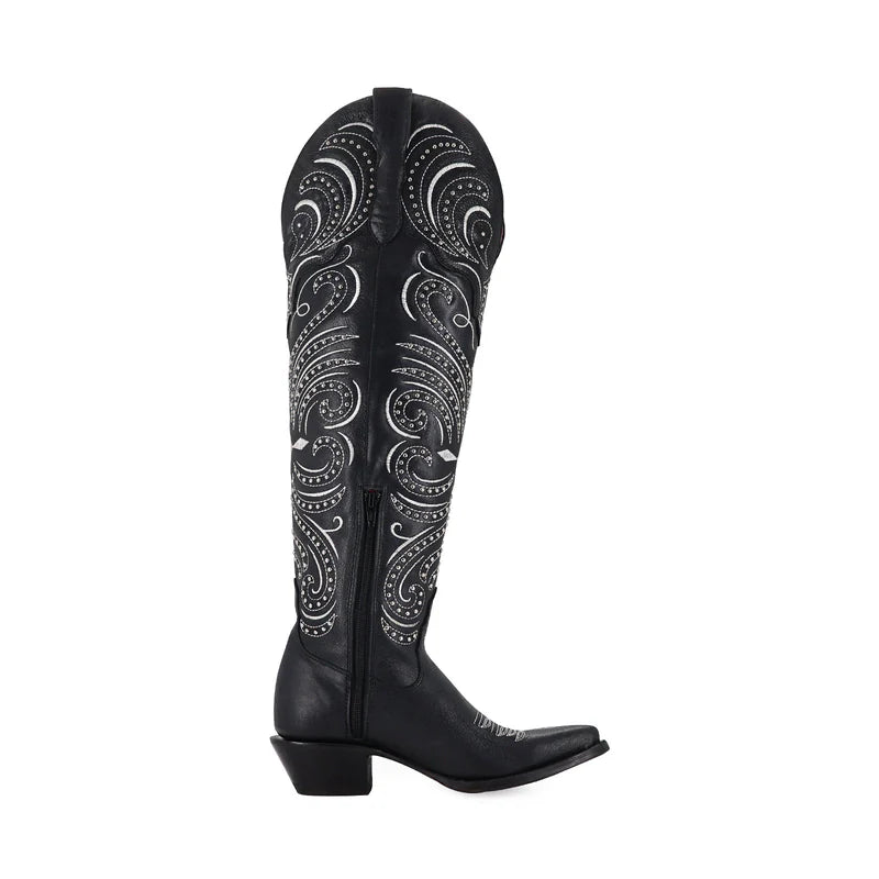 Bota vaquera para dama de piel modelo Alaska