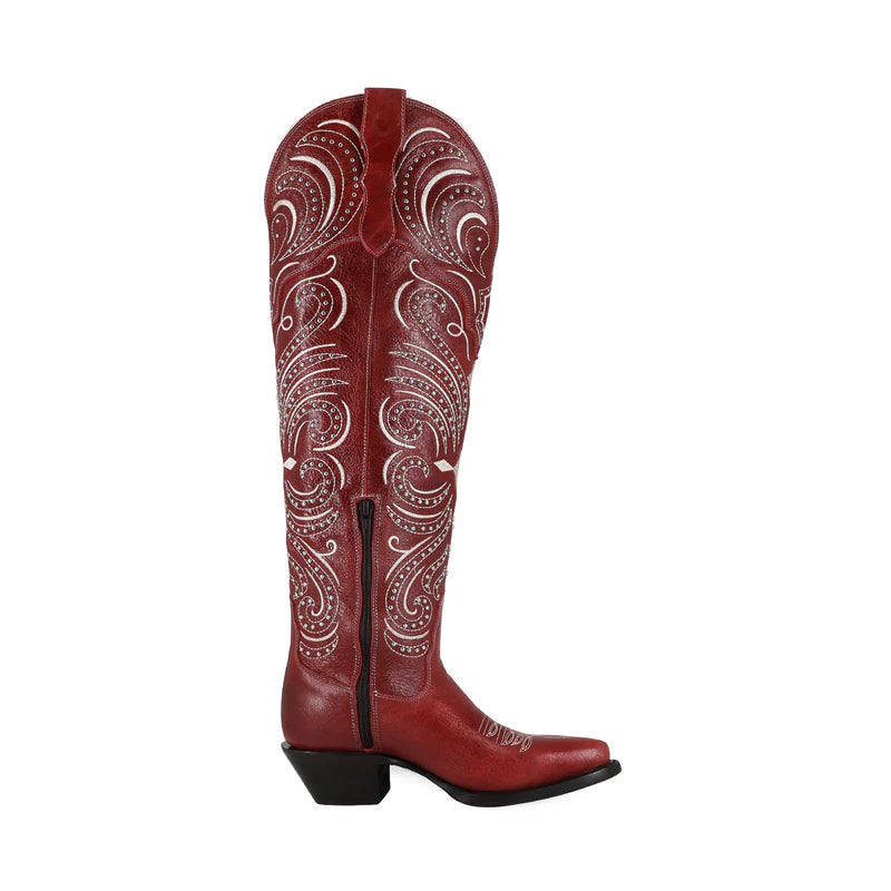 Bota vaquera para dama de piel modelo Alaska