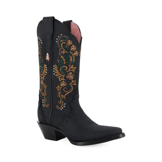Bota vaquera para dama de piel modelo Catania
