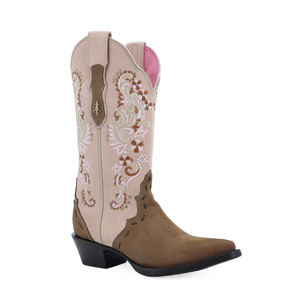 Bota vaquera para dama de piel modelo Catania