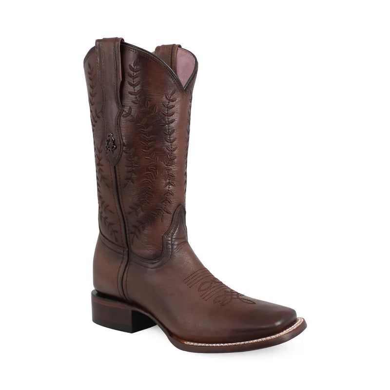 Bota vaquera para dama de piel modelo Orgullosa
