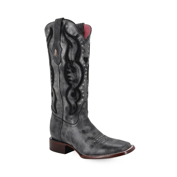 Bota vaquera para dama de piel modelo Dolly