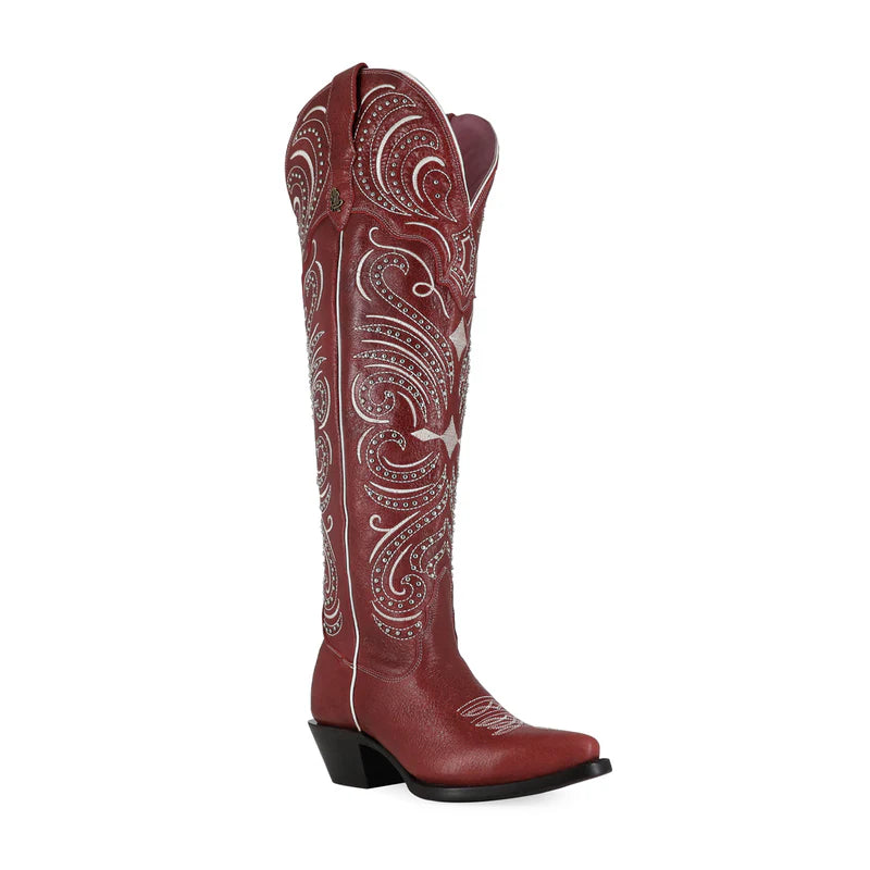 Bota vaquera para dama de piel modelo Alaska