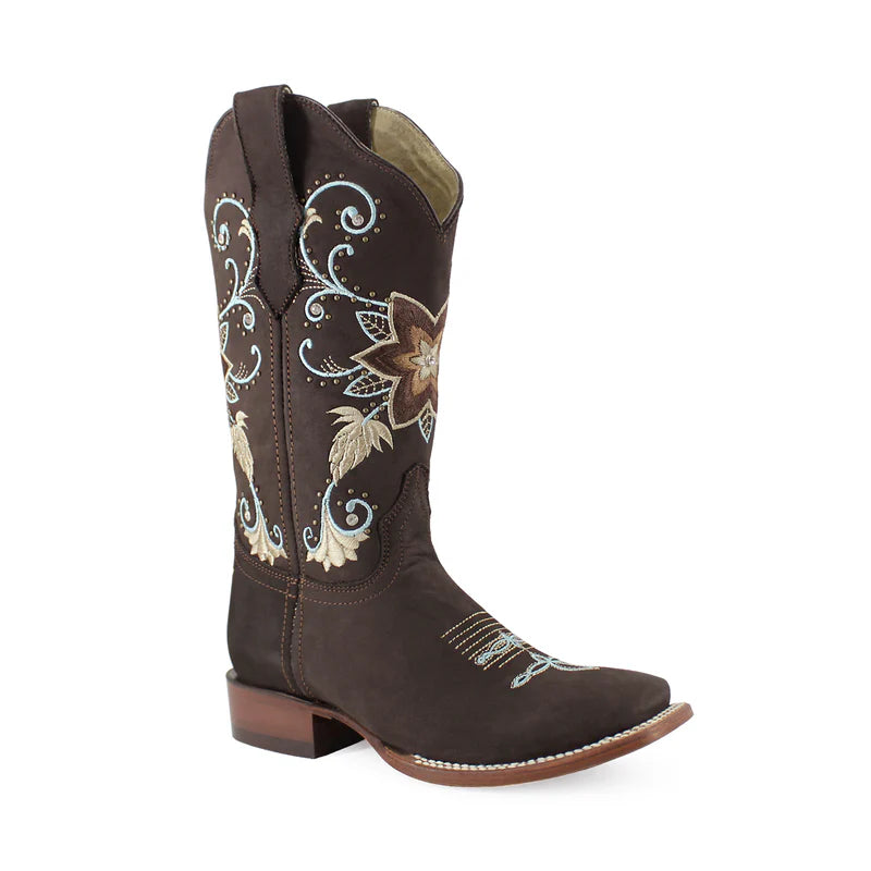 Bota vaquera para dama de piel modelo Especial