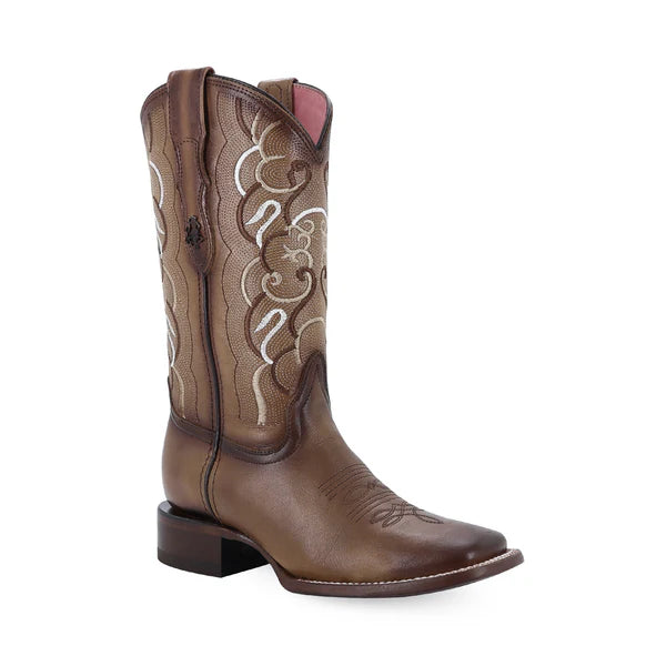 Bota vaquera para dama de piel modelo Milenia