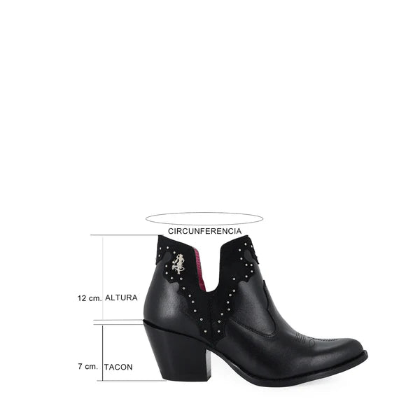 Botin Casual Para Dama de Piel Modelo Boston